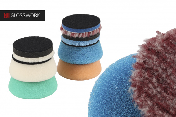 50mm Pads Set Набор полировальных кругов 50мм для машинки Glosswork Pro Micro Polisher